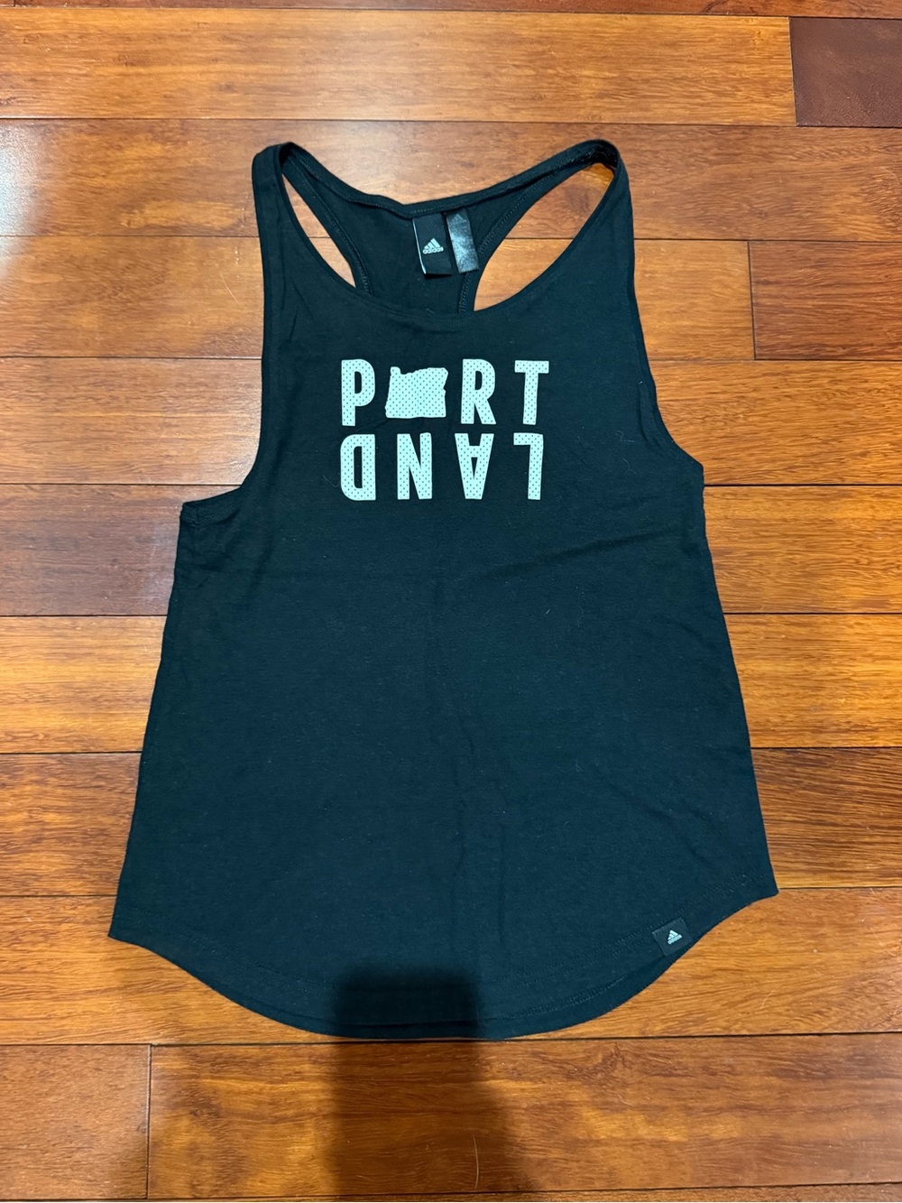 Adidas Portland Racerback Tank Top Black Sz. XS